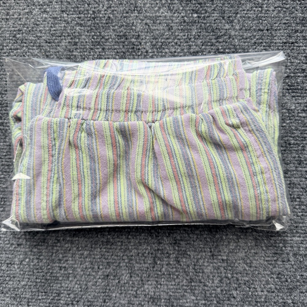 WeSC Shorts Men Size S Women Size M Yarn-Die Woven Vertical Stripes w/pockets - Picture 6 of 6